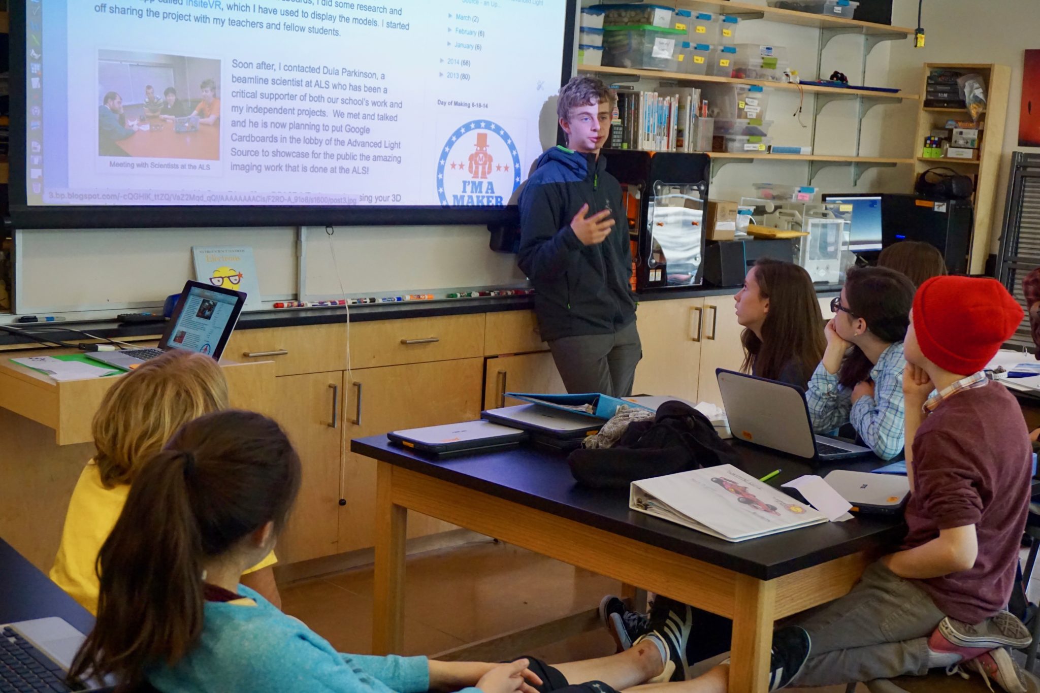 Alumni Stay Connected to Maker Club • Black Pine Circle School