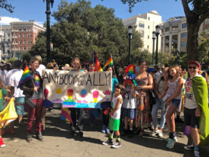 Anybody can be an Ally (Oakland Pride Sign)