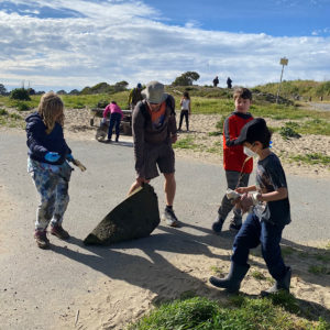 BPC Albany Beach Cleanup Working Together