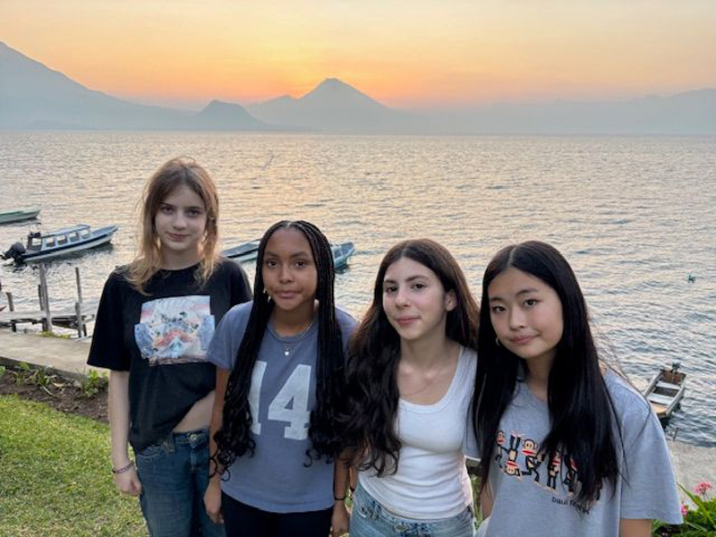 BPC students at Lake Guatemala