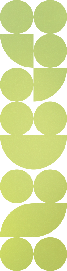 green shapes