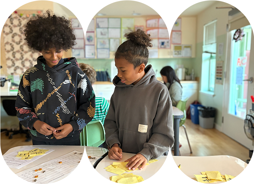 2 students working on a project