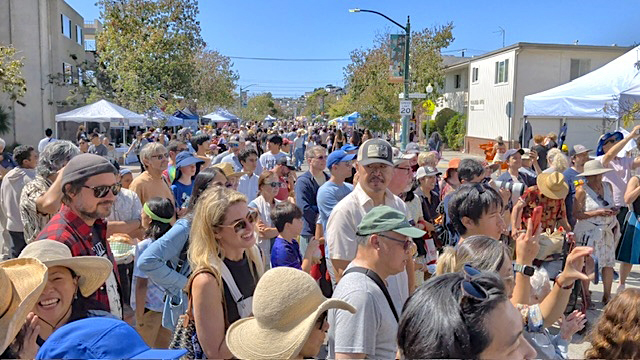 crowd watching band