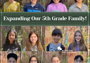 "expanding our 5th grade family" with photos of some students of 5th grade age